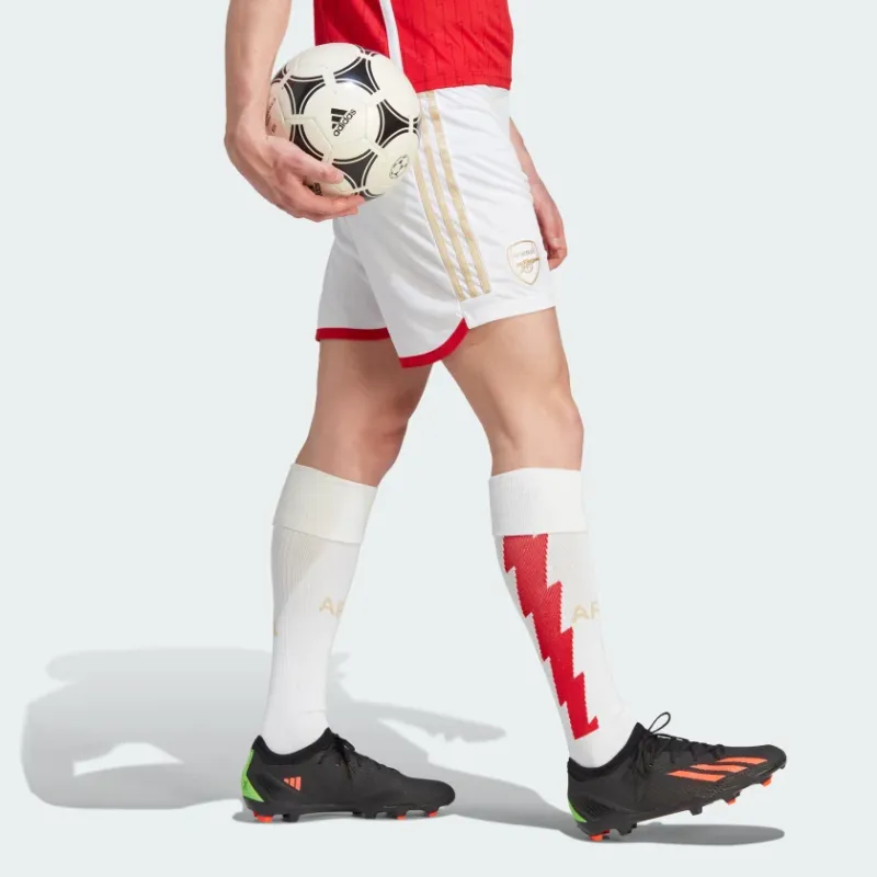 Adidas Soccer Bottoms 2023 2024 Season Arsenal Home Men's White-3