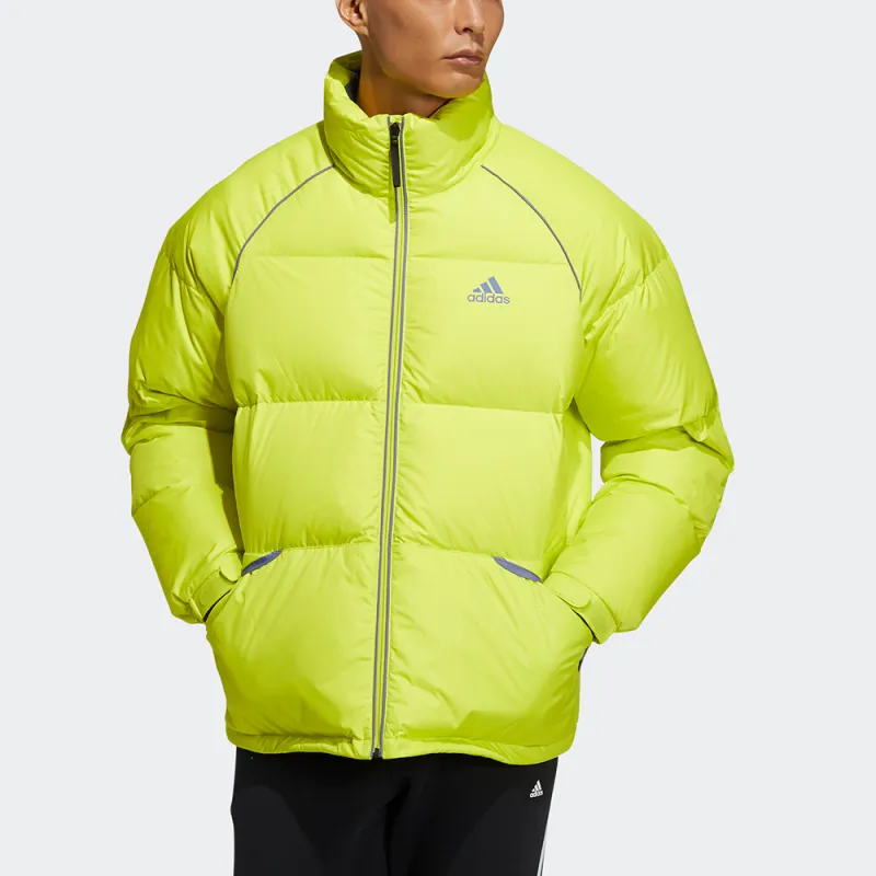 Adidas Down Jacket Winter Men's Green Yellow-2
