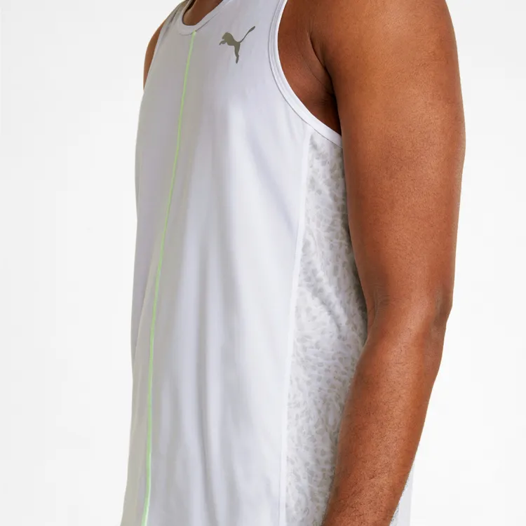 PUMA Tank Tops Men White-4