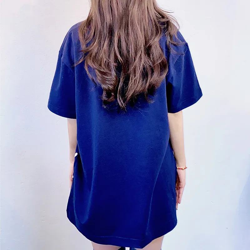 Corade Straight T Shirt Unisex Blue-3