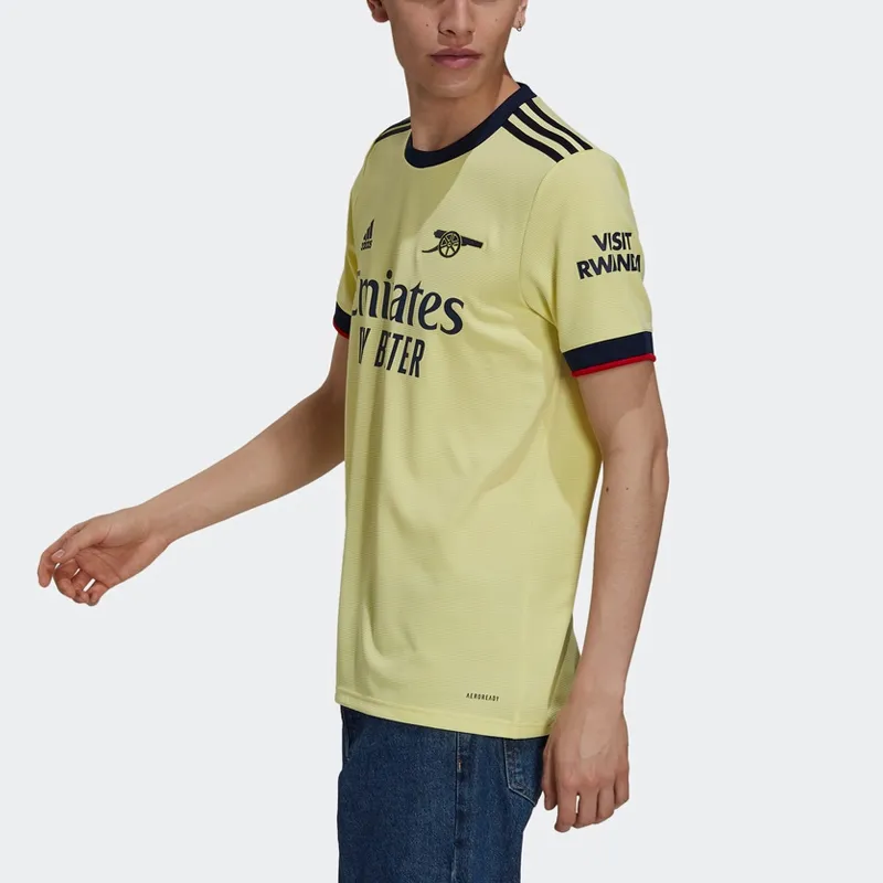Adidas Arsenal Soccer Jerseys Men Yellow-5