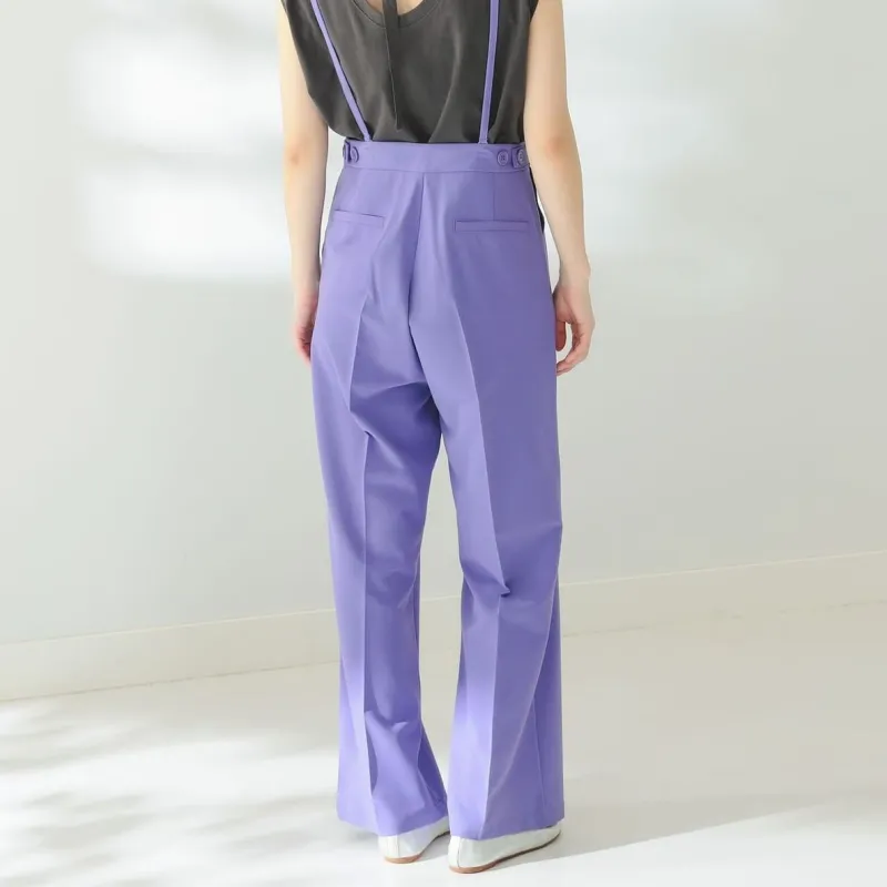 Beams Overalls Women's Purple-3