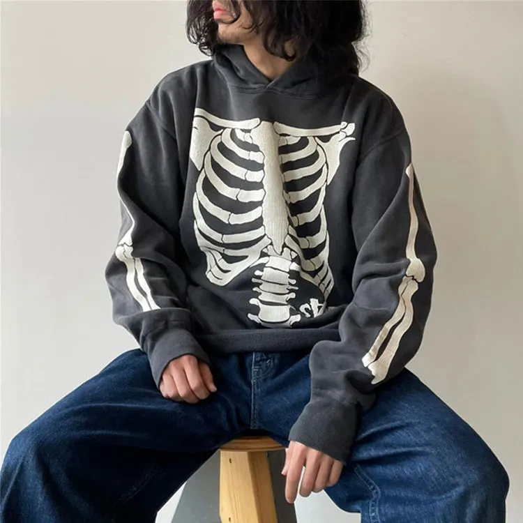 SAINT Mxxxxxx Bone Vl Hoodie - POIZON