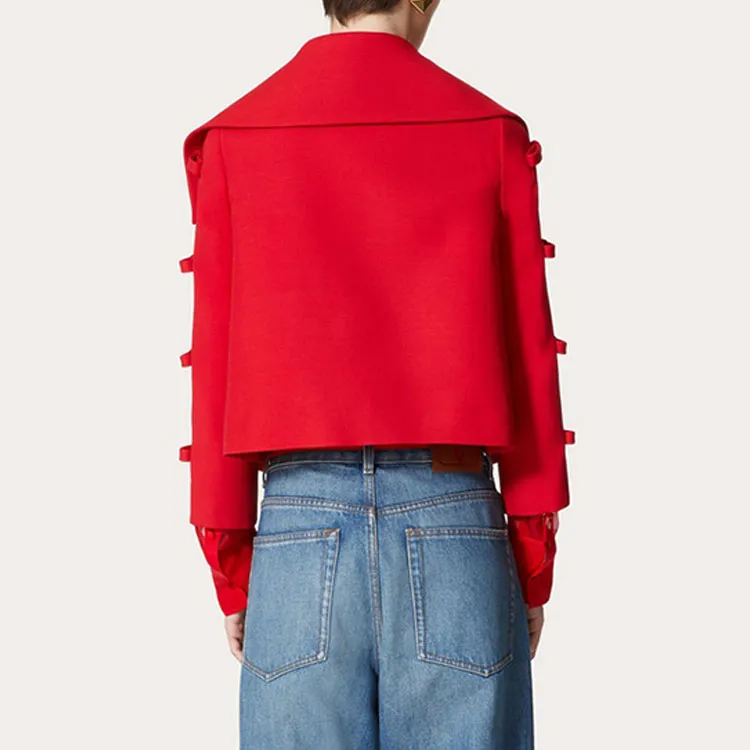 Valentino Jackets Women's Red-3