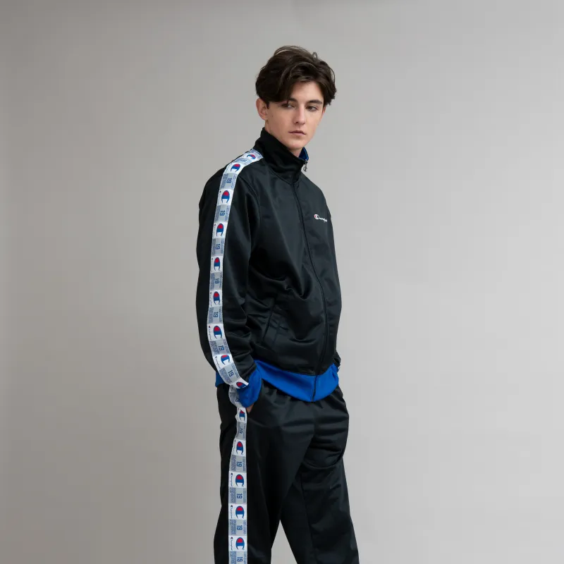 Champion Jacket US Version Unisex Black-4