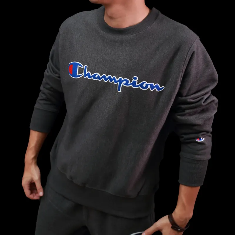 Champion Sweatshirts Unisex Dark Gray-2