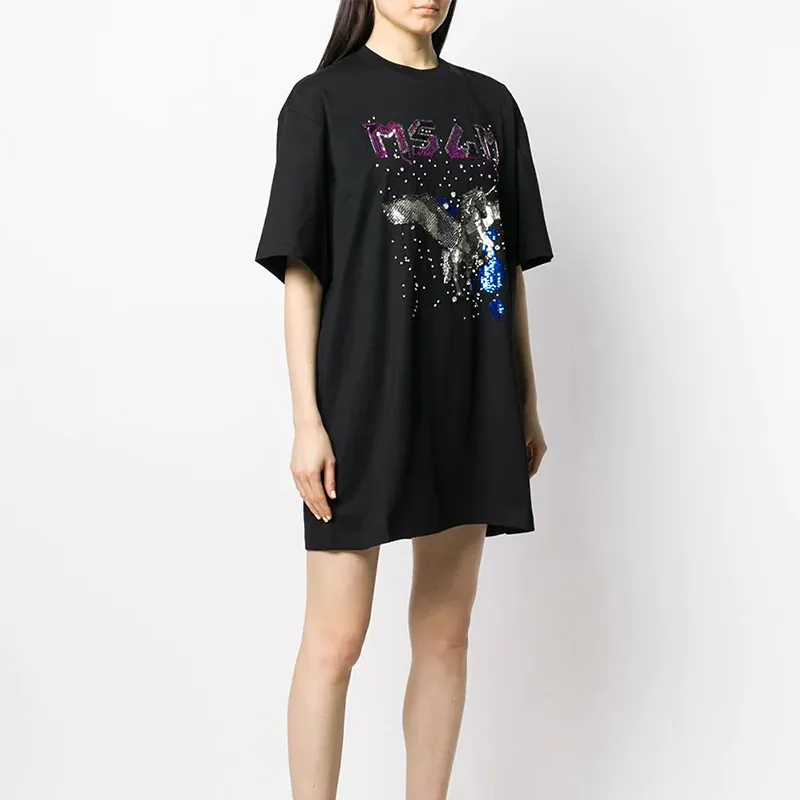 MSGM T Shirts Women's Black-3