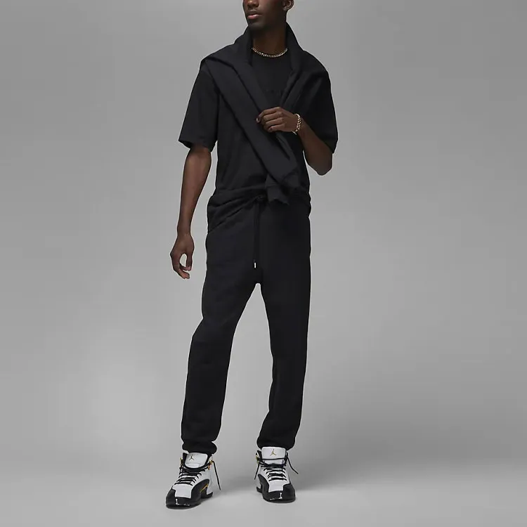 Jordan Wordmark T Shirts Men Black-2