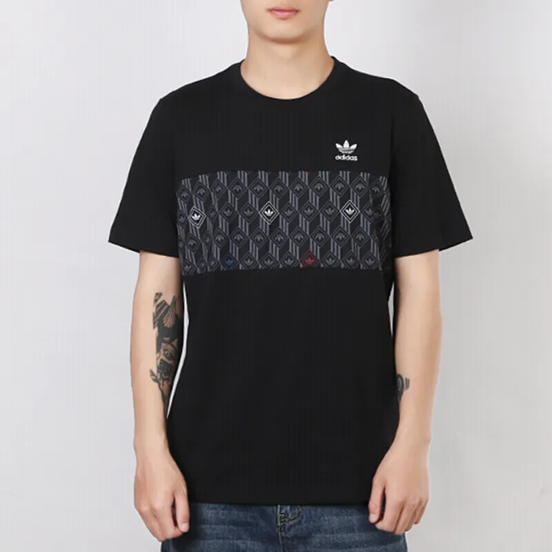 Adidas Originals Mono Tee 2t T-Shirts Men Black-2