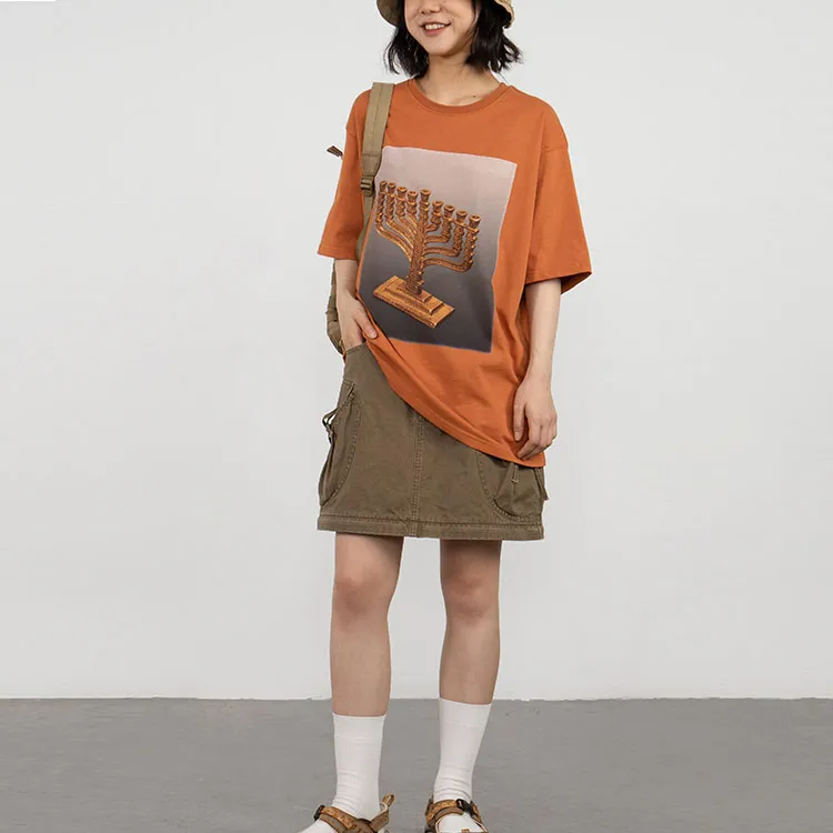 Crying Center T-Shirts Unisex Orange-6