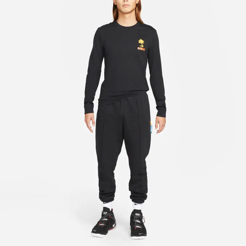 Nike T Shirts Men Black-2