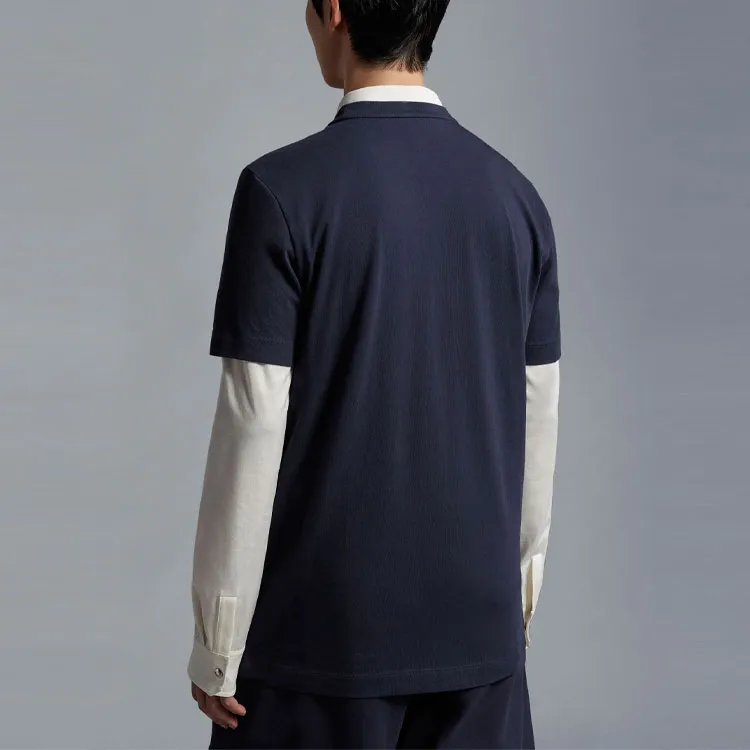 Moncler SS24 CNY T Shirts Men Navy-2