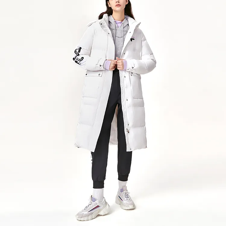 FILA Down Jacket Winter Women's Standard White-2