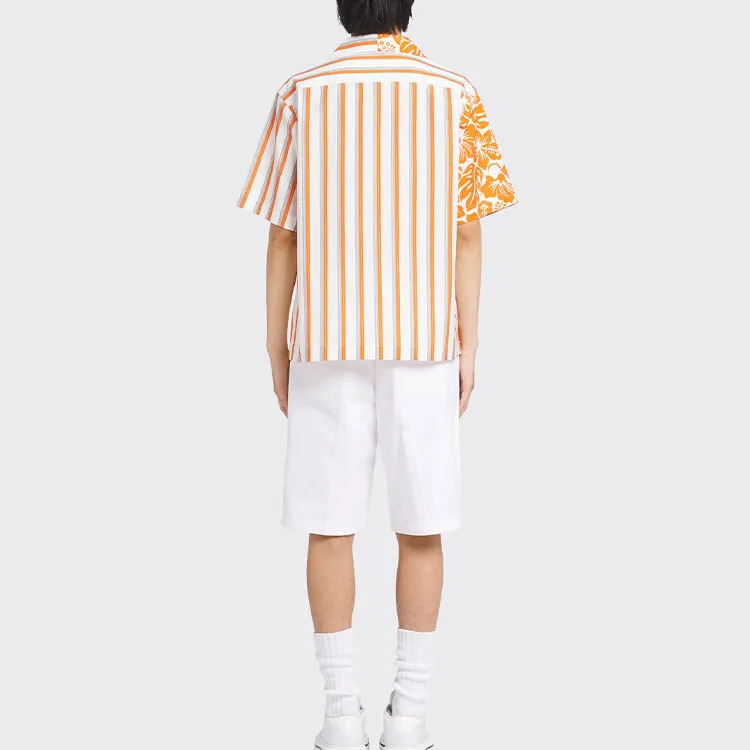 PRADA Shirts Men Orange-2