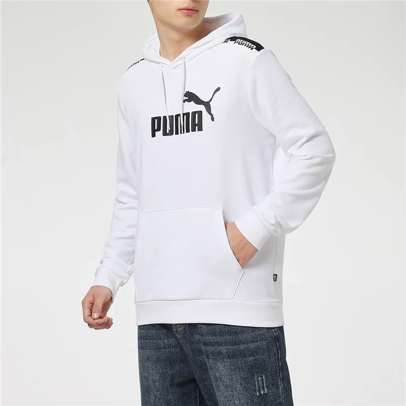 PUMA Amplified Hoodie Sweatshirts Men White-4
