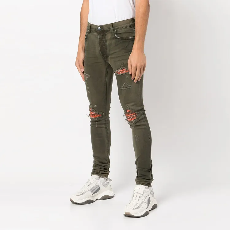 AMIRI Bandana Skinny Jeans-3