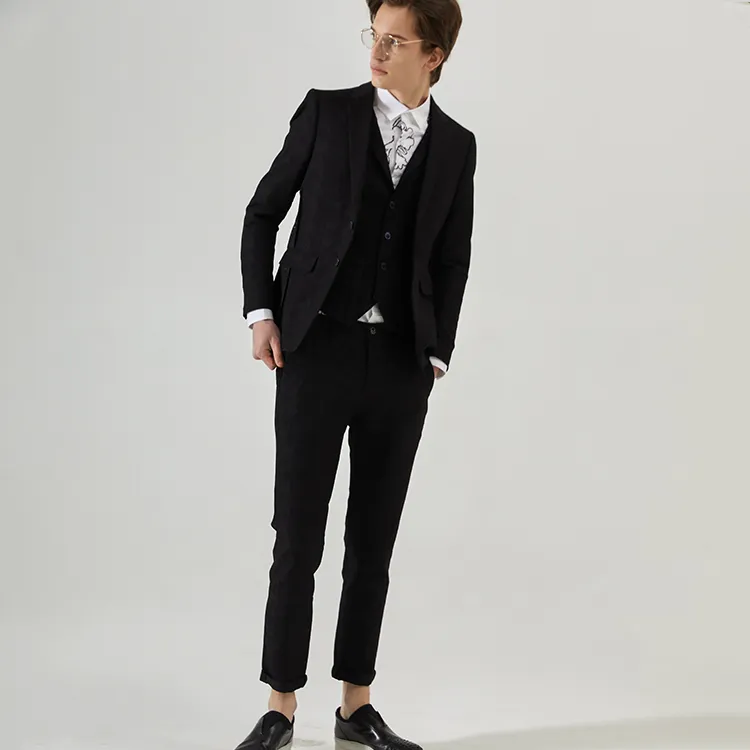 DAVID NAMAN Casual Pants Men's Black-2