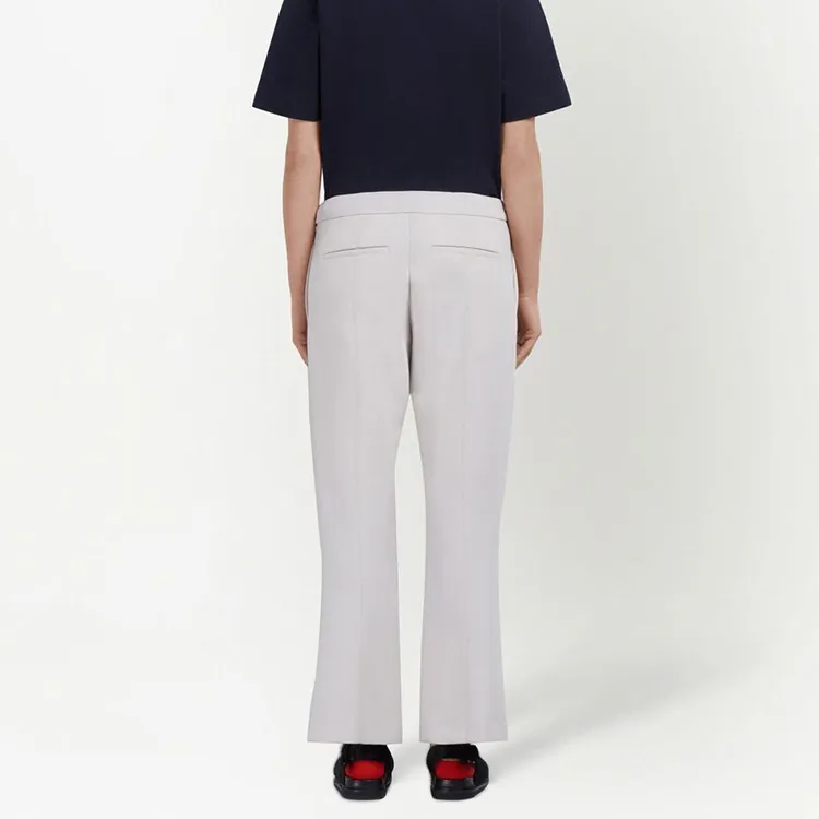 MARNI Knitted Sweatpants Women's Light Gray-2
