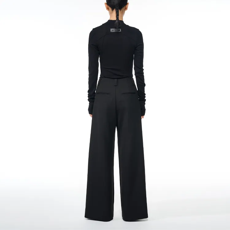 ATTEMPT Casual Pants Women's Black-3