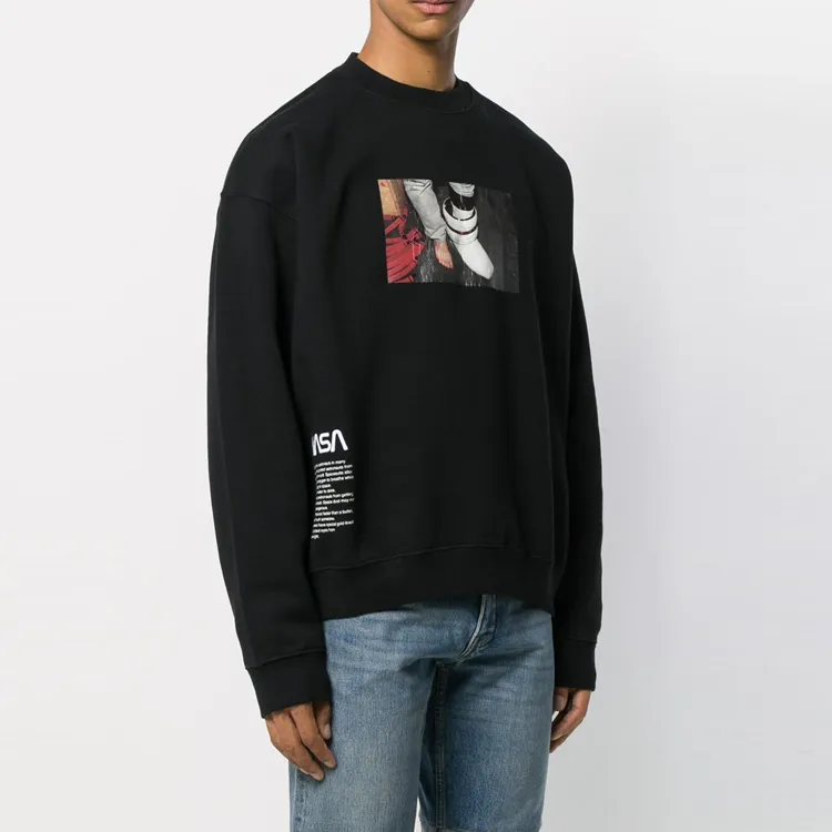 HERON PRESTON Sweatshirts Men Black-3