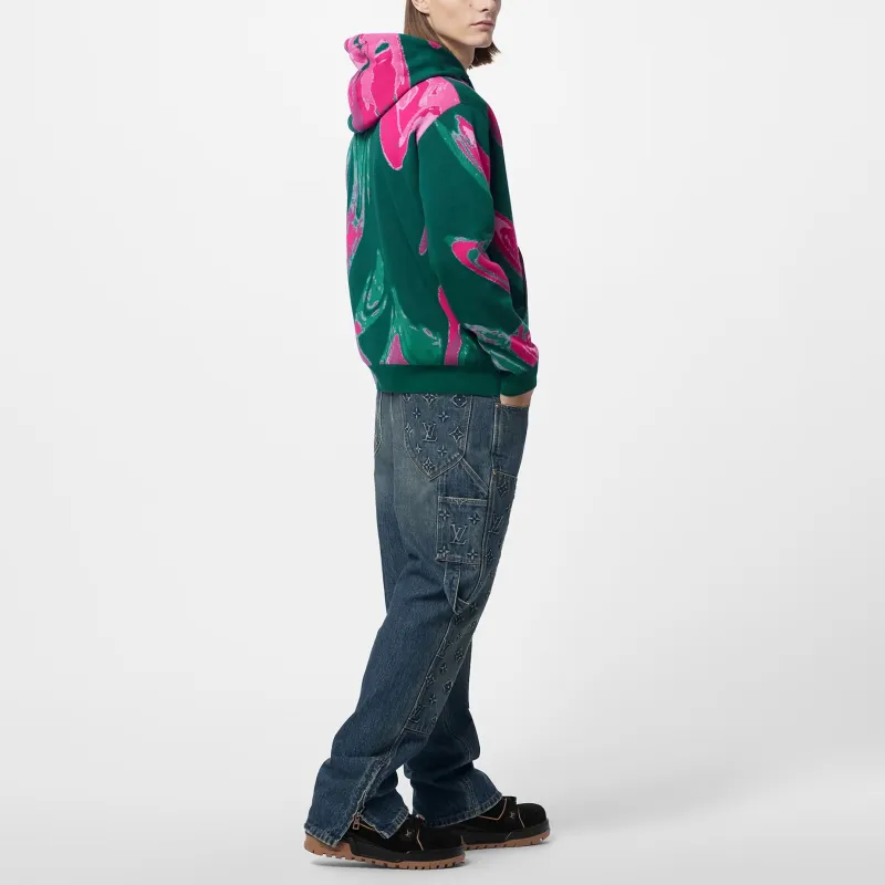 LOUIS VUITTON FW23 Sweatshirt Men's Green-3