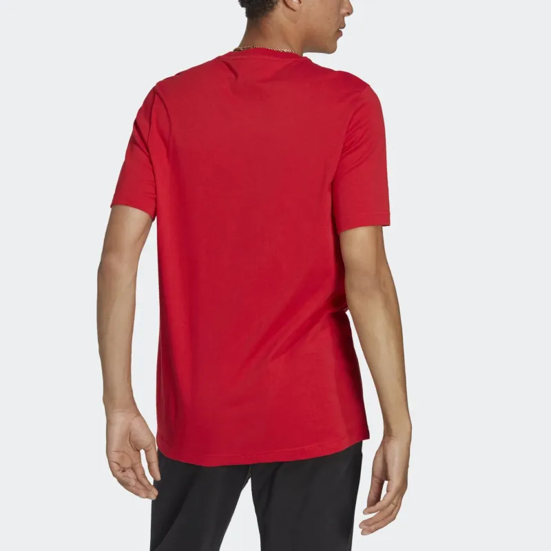 Adidas Originals Valentine's Day Collection T-Shirts Men Red-3