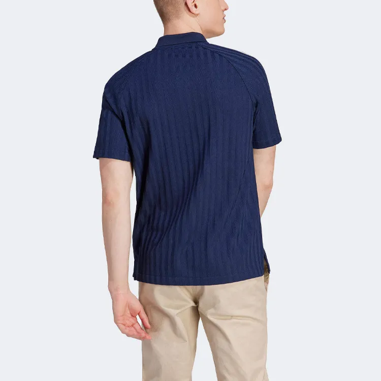 Adidas Originals 70S Polo Shirts Men Dark Blue-2