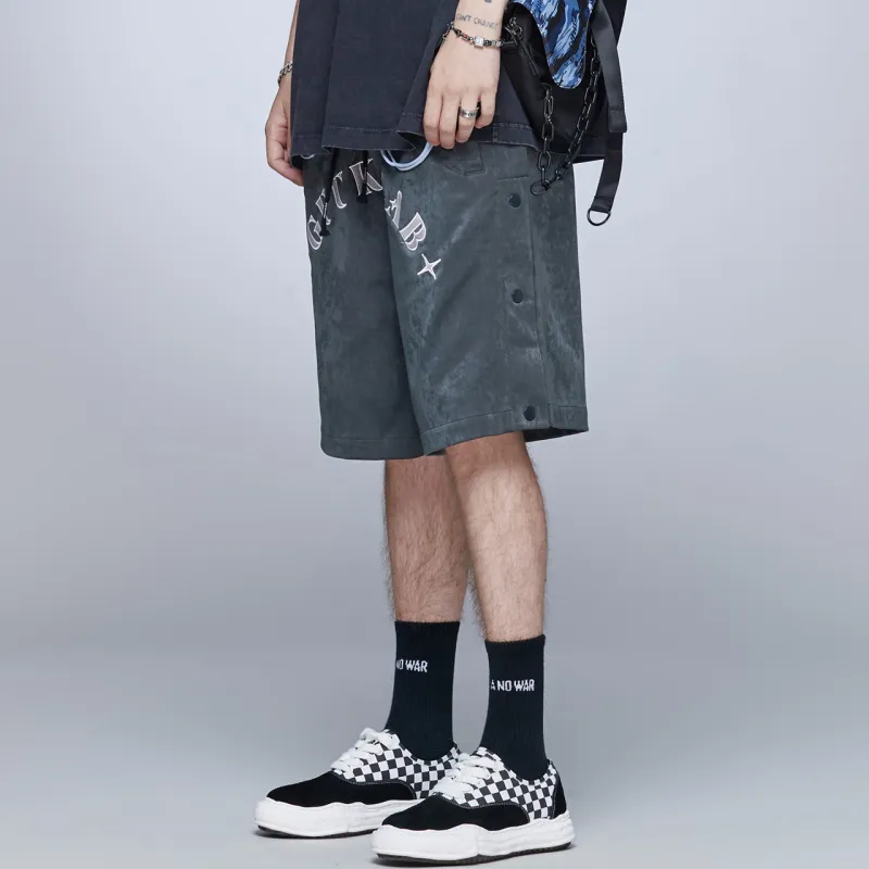 Guuka Casual Shorts Men Dark Green-7