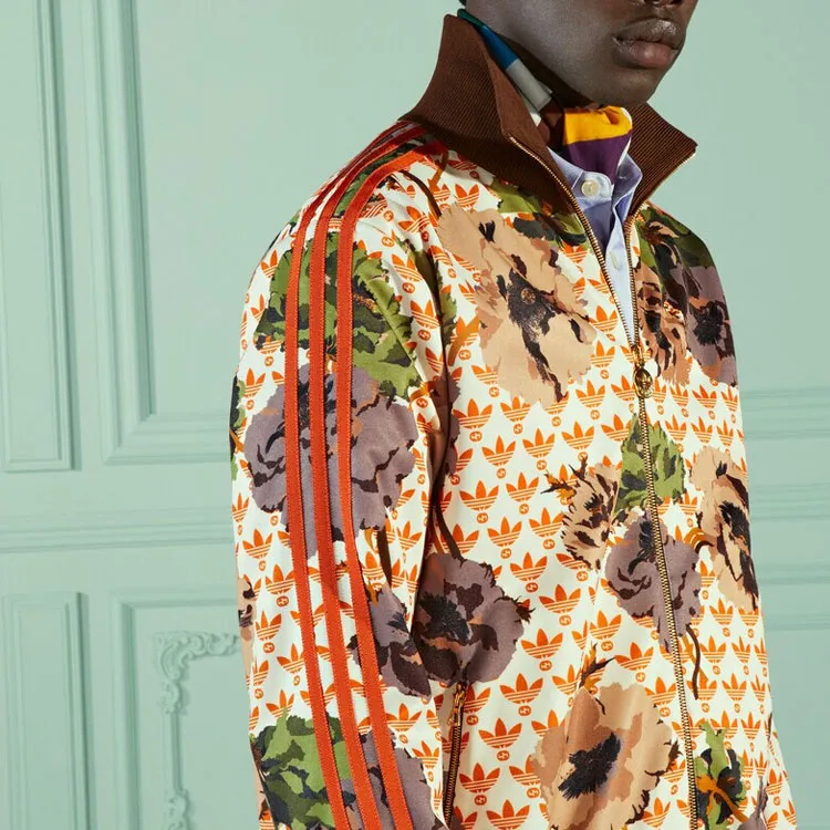 Adidas X GUCCI Jackets Men Orange-3