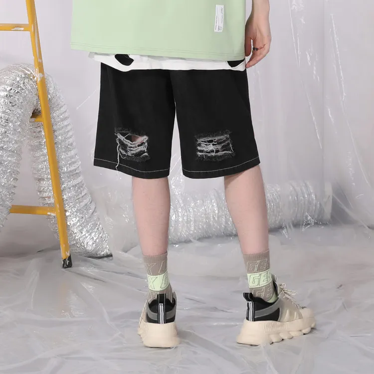 XXGOGO Loose Fit Shorts Unisex Black-3