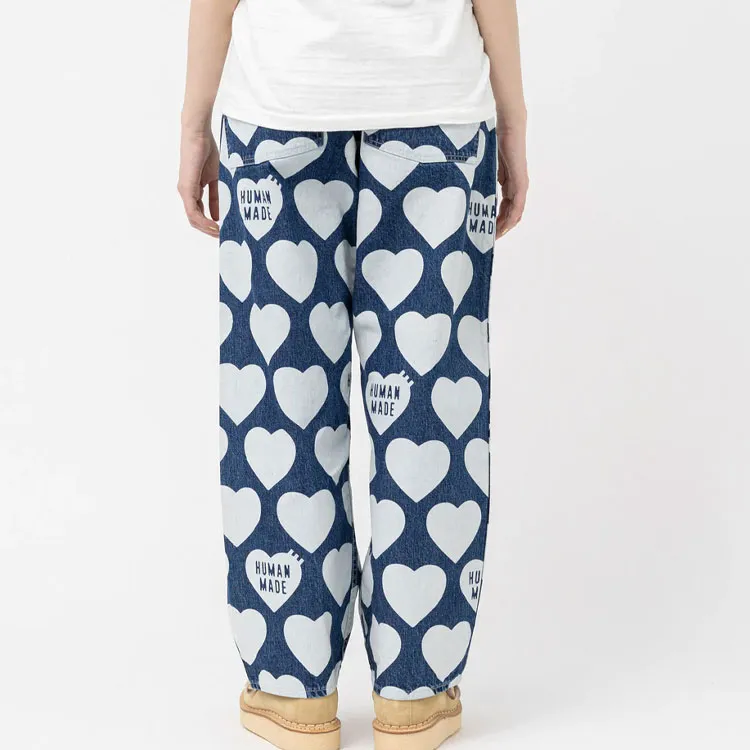 HUMAN MADE Heart Baggy Denim Pants-6