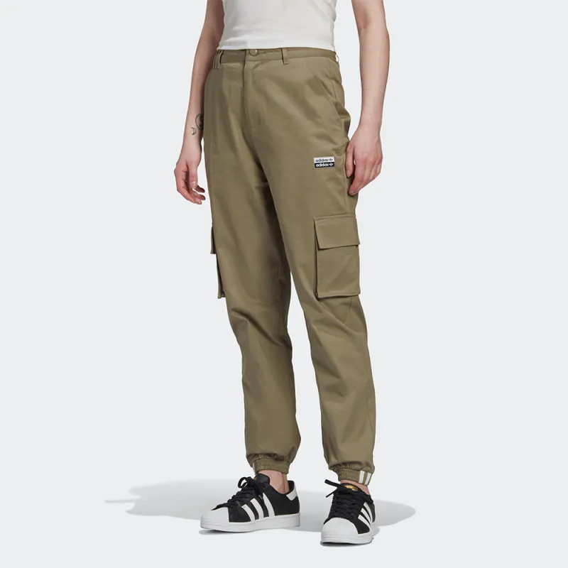 Adidas Originals Cargo Pants Women's Dark Khaki-2