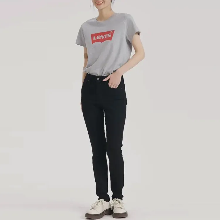 Levis T-Shirts Women's Gray-2