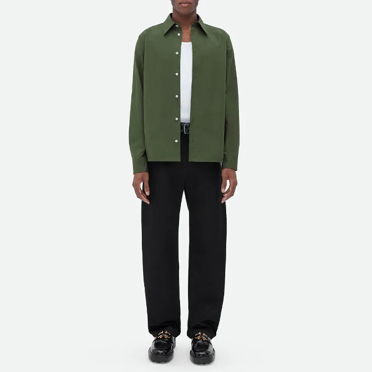 Bottega Veneta Shirts Men Green-1