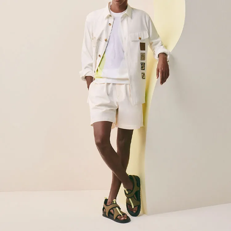 HERMES SS23 Denim Jacket Men's White-2