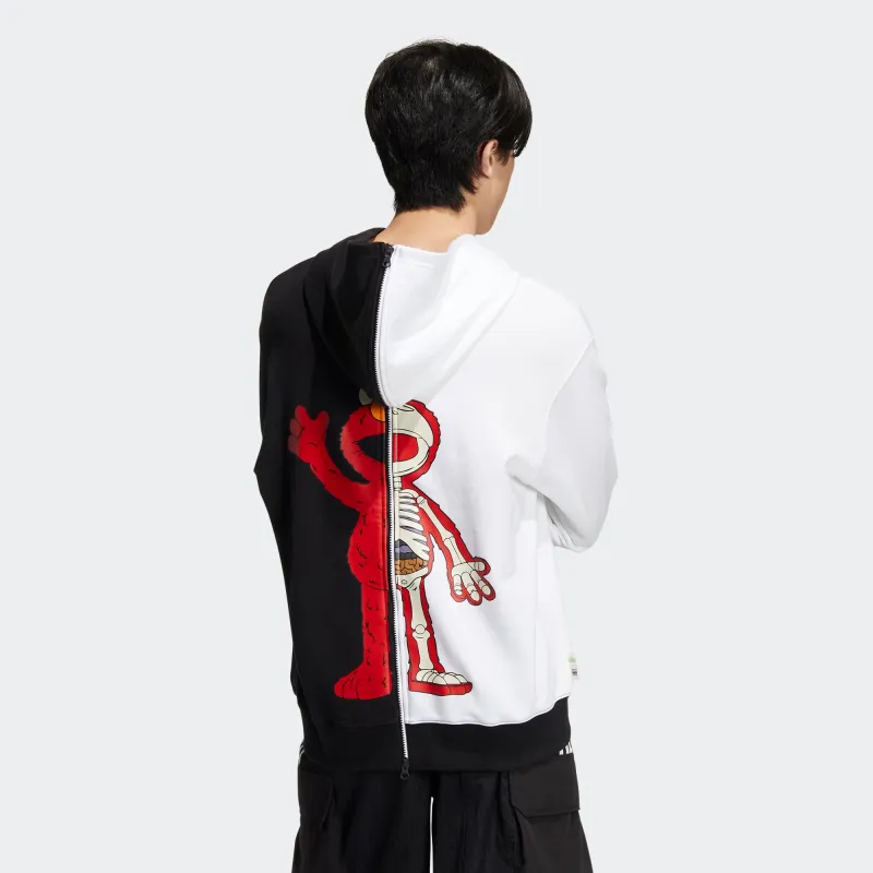 Sesame Street X Adidas Neo Sweatshirts Unisex Black White-2
