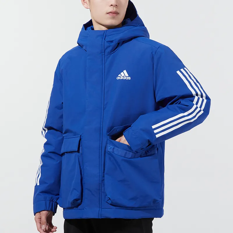 Adidas Puffer Jackets Men Royal Blue-4