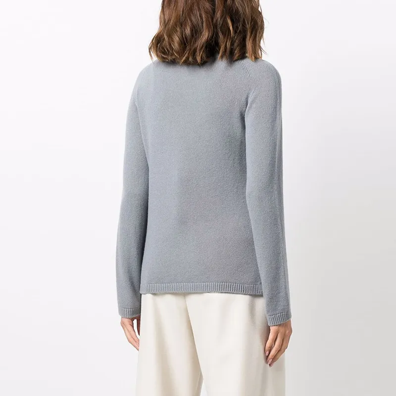 'S MAX MARA Fitted Knitwear Women's Blue Gray-3