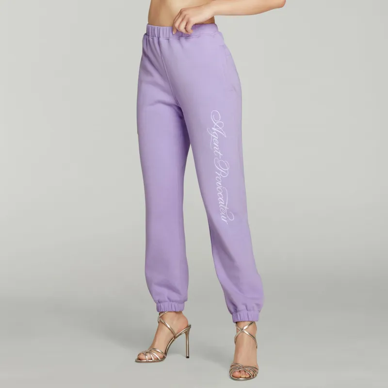 Agent Provocateur Knitted Sweatpants Women's Light Lavender-3