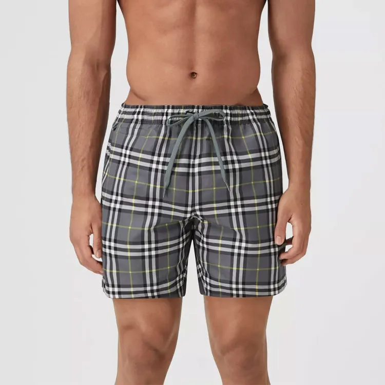 Burberry Check Drawcord Swim Shorts-2
