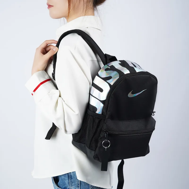 Nike Polyester Backpack Small Size Unisex Black-5