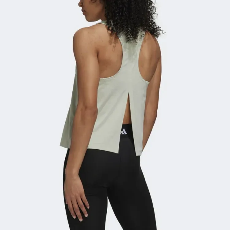 Adidas Tank Tops Women's Light Green-2