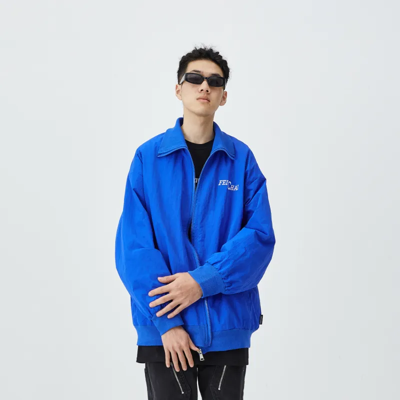 FEICHAI Loose Fit Coach Jacket Unisex-6