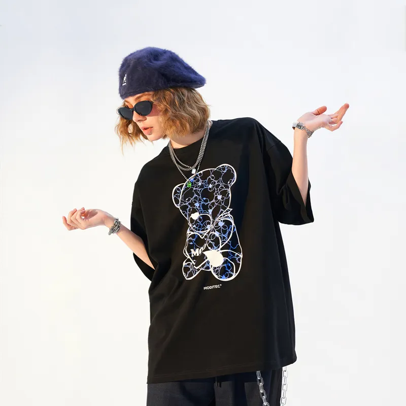 MODITEC Straight T-Shirt Unisex Black-4