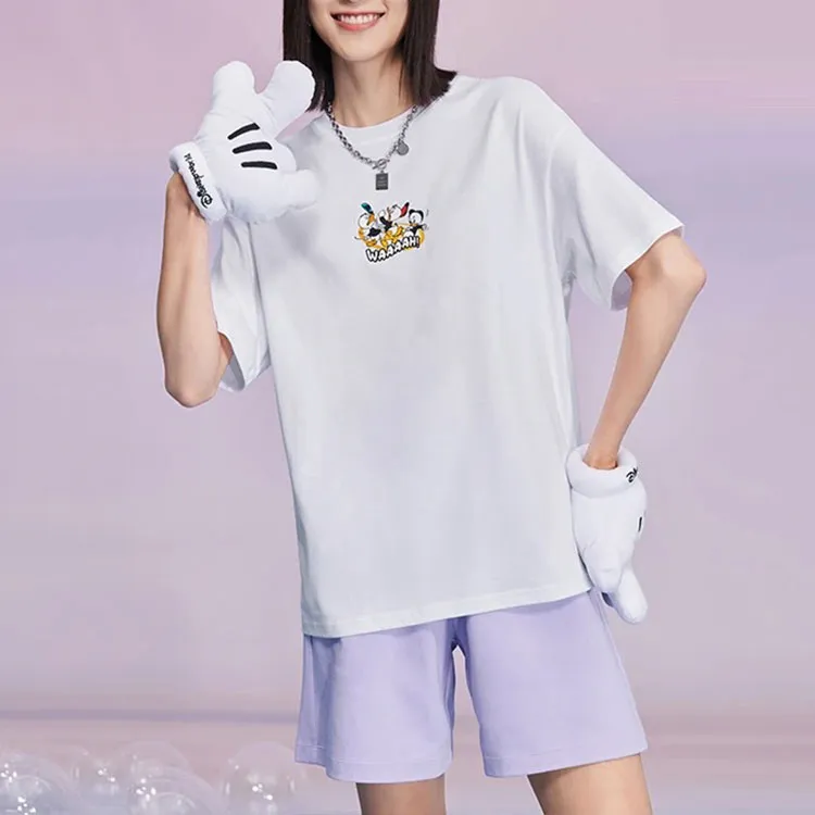 LiNing x Disney Sports Life Collection Drop Shoulder Sleeve T Shirt Women's-2