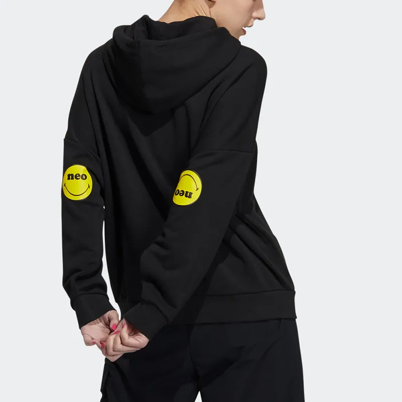 Smiley X Adidas Neo Sweatshirts Women's Black-1