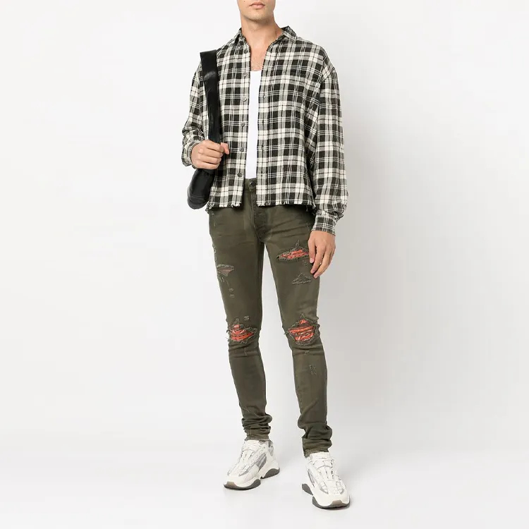 AMIRI Bandana Skinny Jeans-1