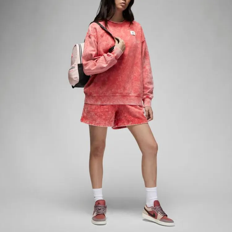 Jordan Sweatshirts Women's Red-2