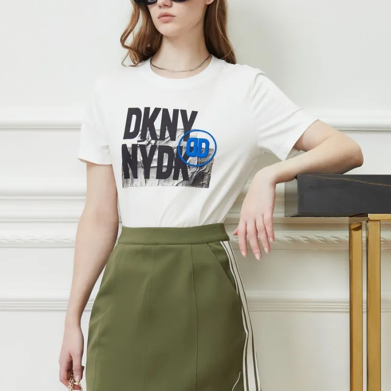 DKNY Crop Tops Women's White-3