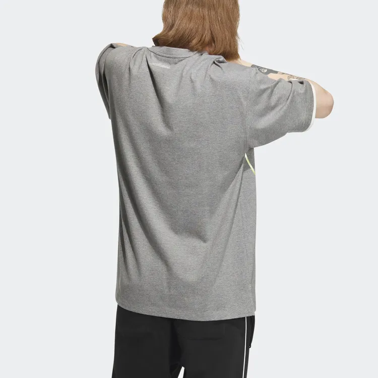 Adidas Originals T Shirt Men's Basic Heather Gray-2